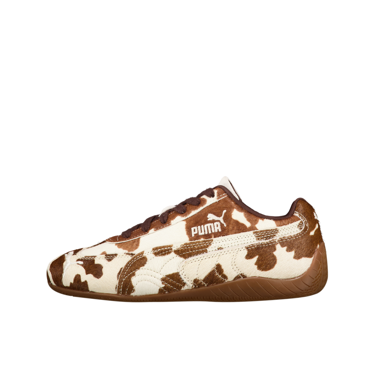 W Speedcat Cow Print 'Chocolate Brown'