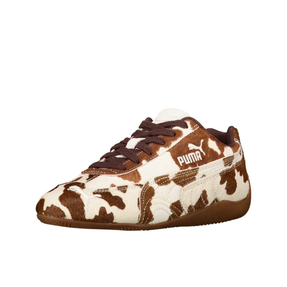 W Speedcat Cow Print 'Chocolate Brown'