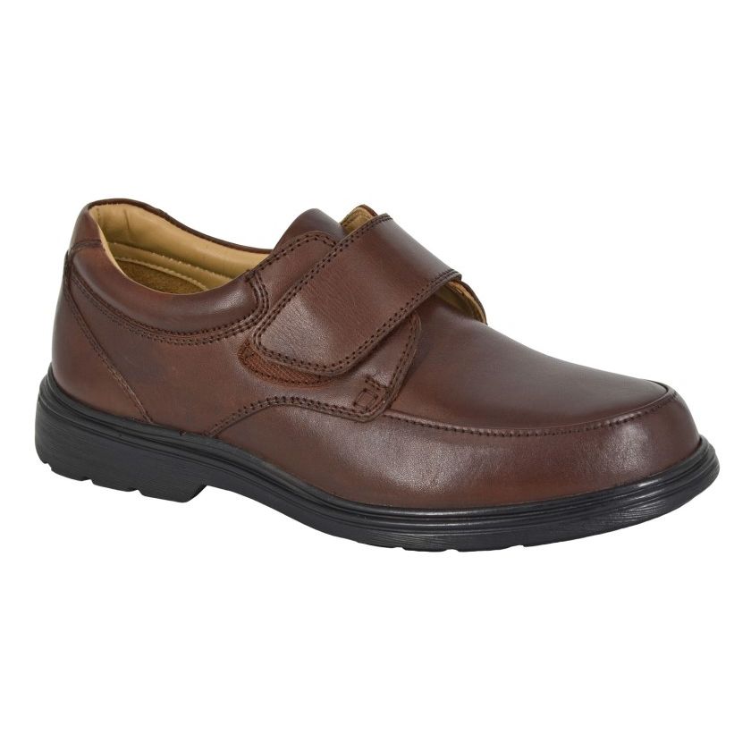 Roamers Mens Shoe M202 Brown