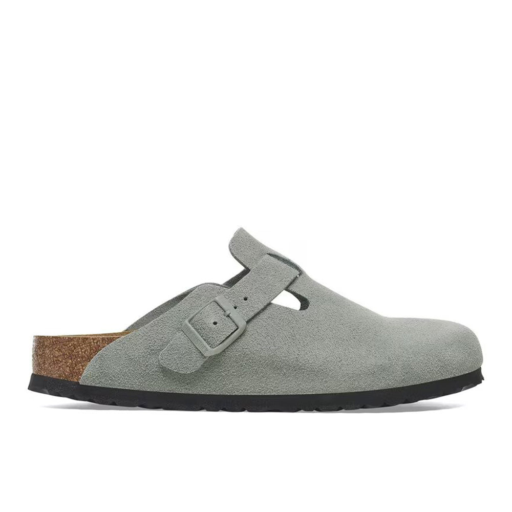 Birkenstock Boston BS Suede "Pure Sage"