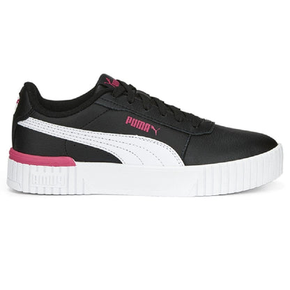 Big Kid's Puma Carina 2.0 Jr 'Black Glowing Pink' Puma Black-Puma White-Pink (386185 08)