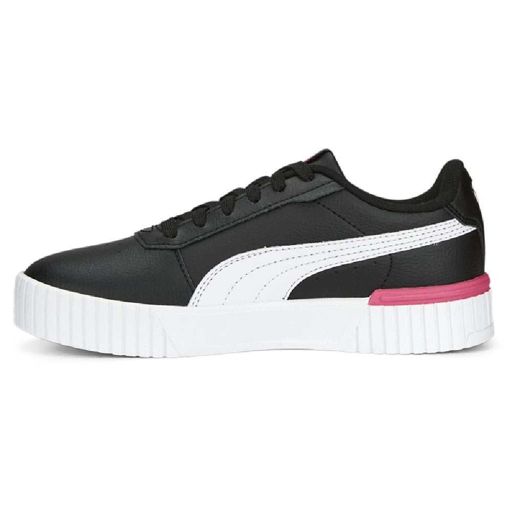Big Kid's Puma Carina 2.0 Jr 'Black Glowing Pink' Puma Black-Puma White-Pink (386185 08)