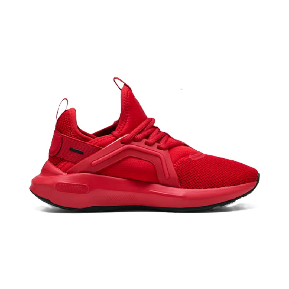Big Kid's Puma Softride Enzo 5 Jr For All Time Red-Puma Black (401510 02)