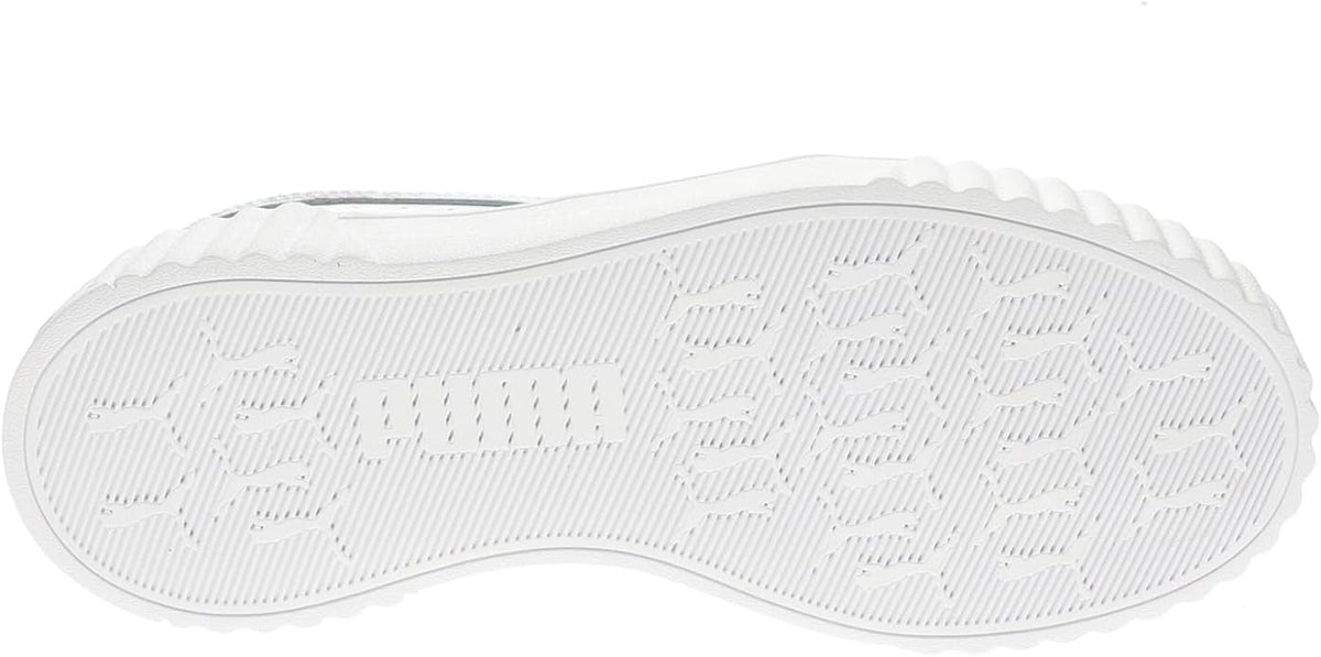 Big Kid's Puma Carina 3.0 Flower Power JR Puma White-Icy Blue (403112 01)
