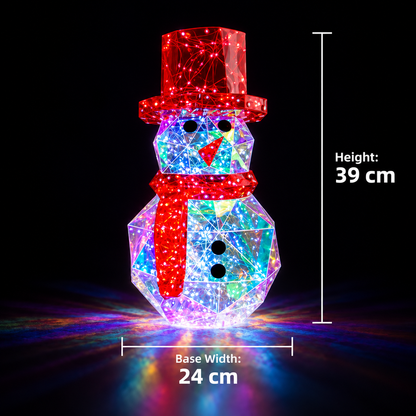 Holographic Light-Up Christmas Figures