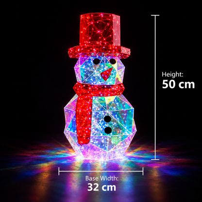 Holographic Light-Up Christmas Figures