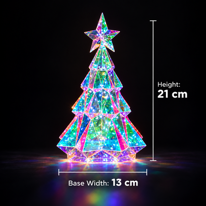 Holographic Light-Up Christmas Figures