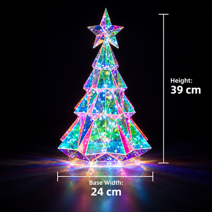 Holographic Light-Up Christmas Figures