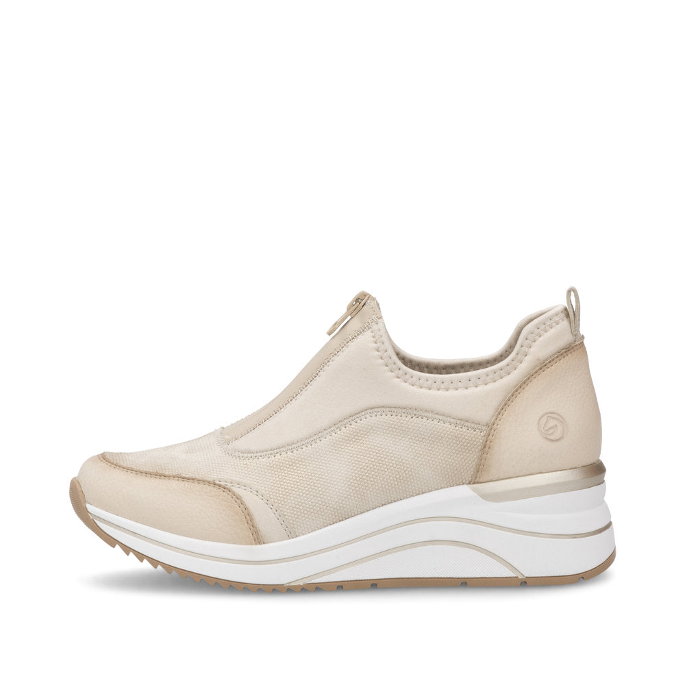 Remonte Womens Shoe D0T08-61 Beige Combination