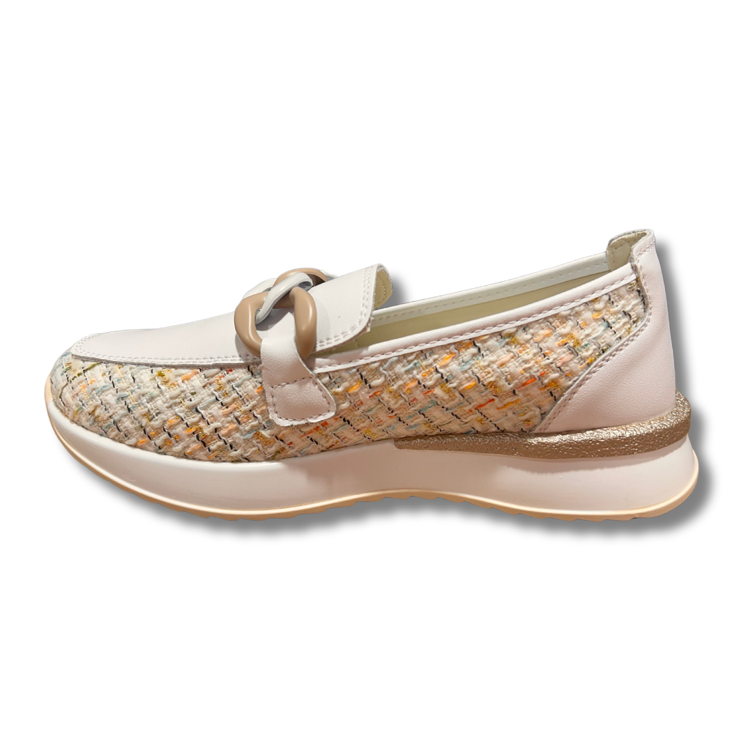 Patrizio Como Womens Shoe Brenna Mescolare Tweed