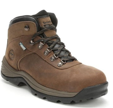 Timberland Pro Brown Flume Mens Steel Toe Waterproof Work Boots A1Q8V