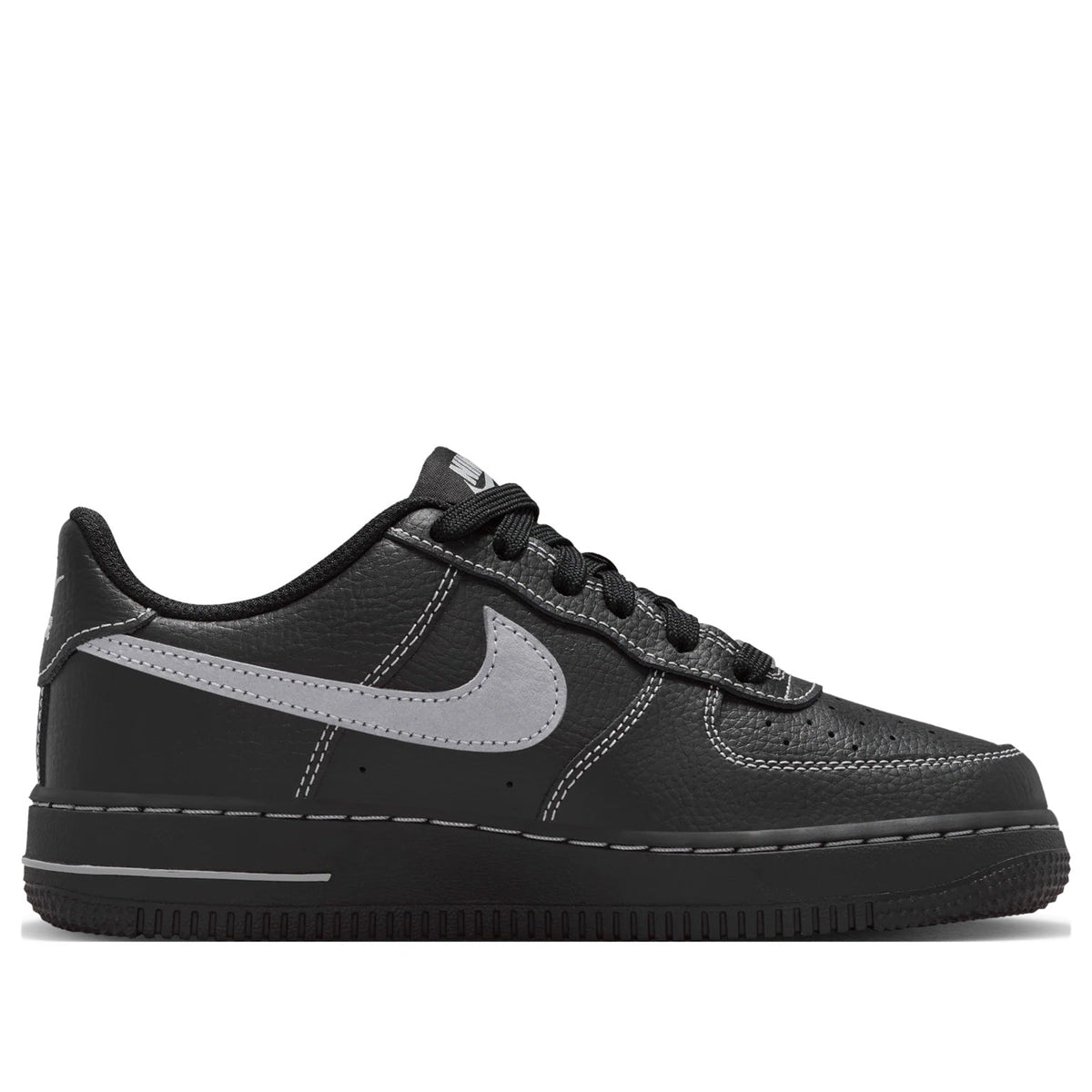 Big Kid's Nike Air Force 1 LV8 3 Black/Wolf Grey-Black (HV4762 003)
