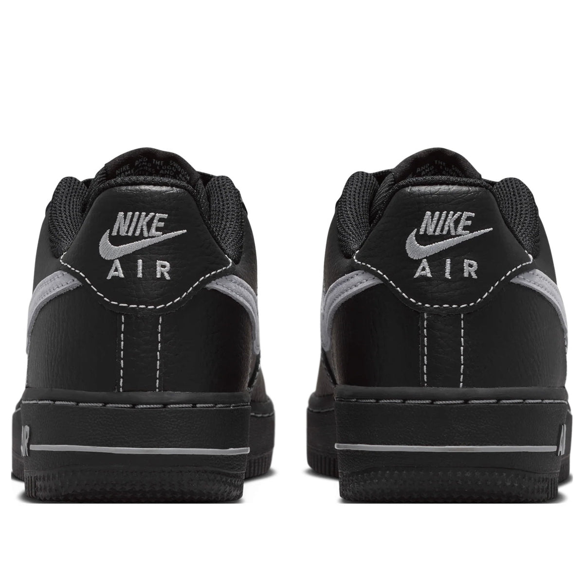 Big Kid's Nike Air Force 1 LV8 3 Black/Wolf Grey-Black (HV4762 003)