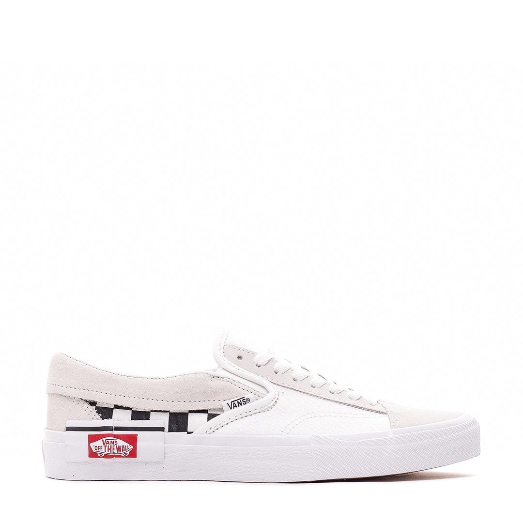 Vans UA Slip-On CAP Checkerboard White Black Men VN0A3WM527I